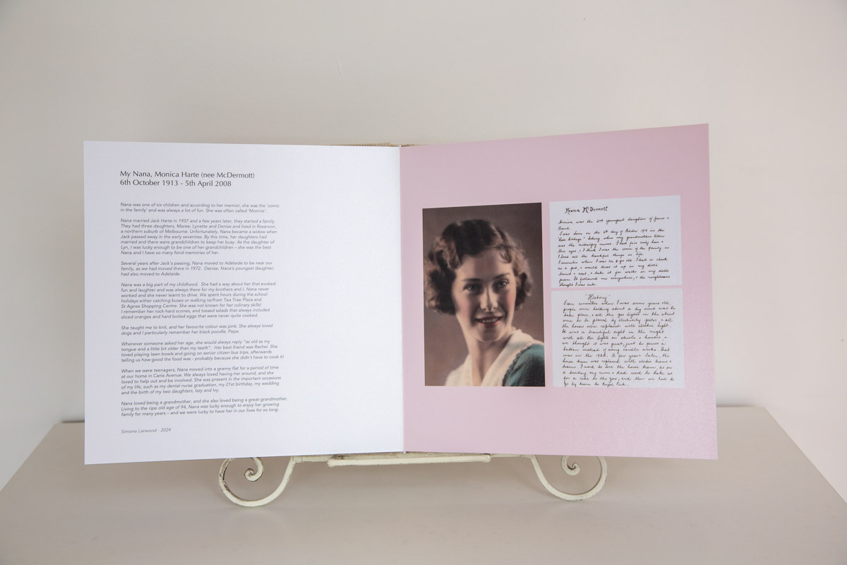 Photo book design service adelaide